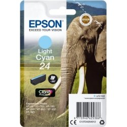 Epson nr T2425/C13T24254012 bläckpatron, ljus cyan