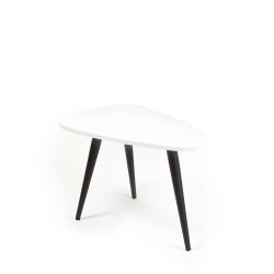 Bello loungebord, 70x50 cm, höjd 30 cm, vit