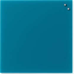 Glassboard magnetisk glastavle 45 x 45 cm aquagrøn
