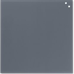 Glassboard magnetisk glastavle 45 x 45 cm, grå