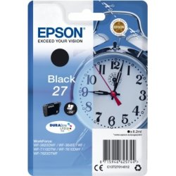 Bläckpatron Epson 27/C13T27014012 Svart 350 sidor