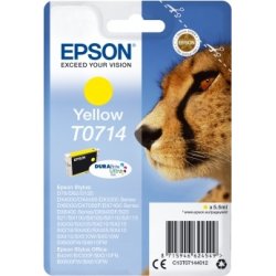 Epson nr T0714/C13T07144022 bläckpatron, gul, 280 