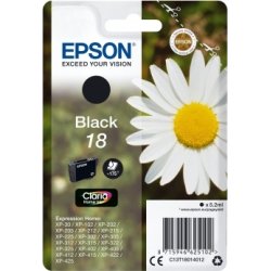 Epson nr T1801/C13T18014022 bläckpatron, svart, 17