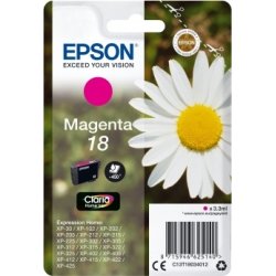 Epson 18/C13T18034022 magenta bläckpatron, med lar