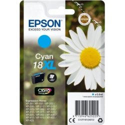 Epson 18/C13T18124022 cyan bläckpatron, 450 s med 