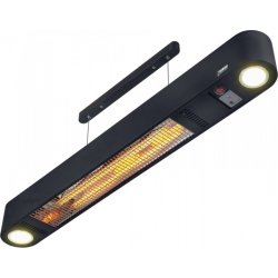 Eurom Sunwind terrassevarmer 1,5 kW, L:90 cm, Sort