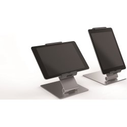 Durable bordstander til iPad/tablet, aluminium