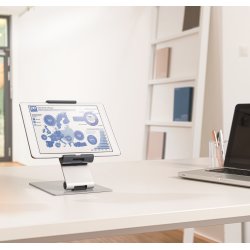 Durable bordstander til iPad/tablet, aluminium