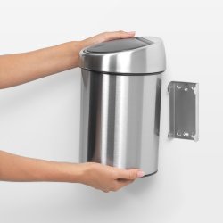 Brabantia Touch Bin | 3 L | Væg | Mat stål FPP