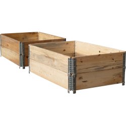 Palleramme i træ 120x80x20 Natur