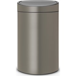 Brabantia Touch Bin 40 L, platinum