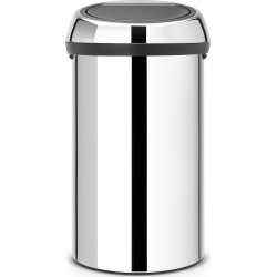 Brabantia Touch Bin 60 L, brilliant steel