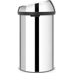 Brabantia Touch Bin 60 L, brilliant steel