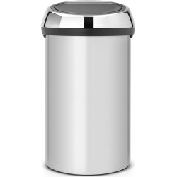 Brabantia Touch Bin 60 L, metallic grey