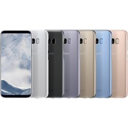 Samsung Galaxy S8+ bagcover, transparent sort