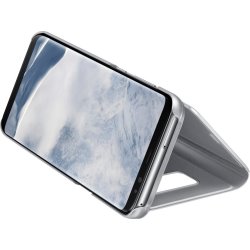 Samsung Galaxy S8+ Clear View Cover, sølv