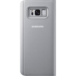 Samsung Galaxy S8+ Clear View Cover, sølv