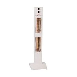 Burda Smart Tower terrassvärmare, H:126 cm, vit