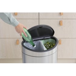 Brabantia Touch Bin | 10 + 23 L | Mat stål