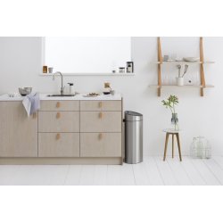 Brabantia Touch Bin | 10 + 23 L | Mat stål