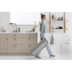 Brabantia Touch Bin | 10 + 23 L | Mat stål