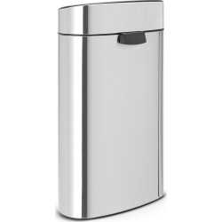Brabantia Touch Bin | 10 + 23 L | Mat stål FPP
