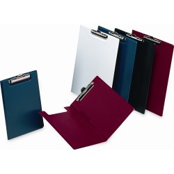 Bantex Clipboard | A5 | Med omslag | Sort