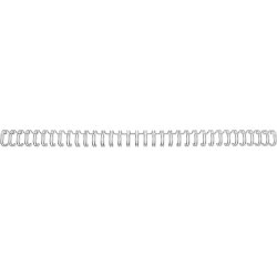 Metallspiral GBC A4 34 ringar 6 mm Silver