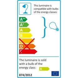 Manhatten LED Arkitektlampe, sort m/ klemme