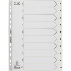 Oxford Register A4 | Plast | Hvid | 1-10