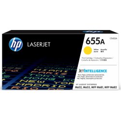 HP no 655A CF452A lasertoner, gul, 10500s