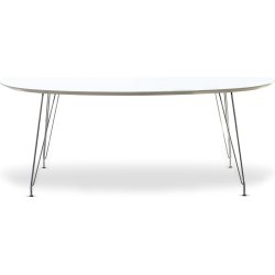 DK10 Konferencebord, Hvid, 190x110 cm 