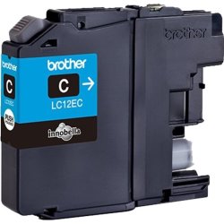 Brother LC12EC bläckpatroner, cyan, 1200 s