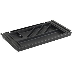 Slim Tray Small udtræksskuffe i sort 