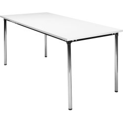 Eminent kantinebord 180x80 cm hvid laminat