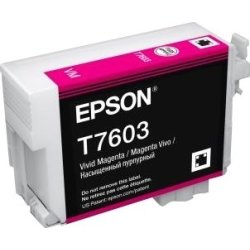 Epson T76034010 blækpatron 26 ml, Vivid Magenta 