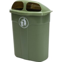 Avfallsbehållare 60 L Grön Utomhus