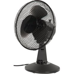 Bordventilator 23 cm, sort