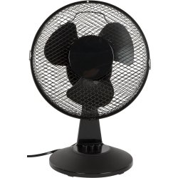 Bordventilator 23 cm, sort
