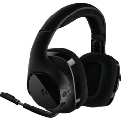 Logitech G533 DTS trådløst gaming headset, Sort