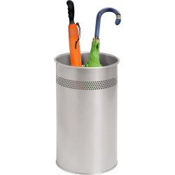 Twin Metal Papirkurv | 21 liter | Sølv