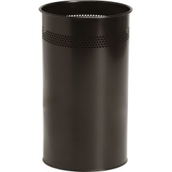 Twin Metal Papirkurv | 21 liter | Sort