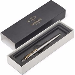 Parker Jotter Stainless Steel Gold Trim Kuglepen
