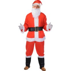 Julemandssæt i fleece, Onesize 