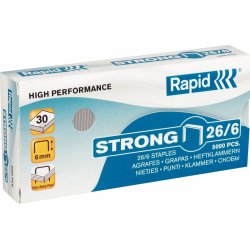 Rapid Strong Hæfteklamme | 26/6 | 5000 stk.