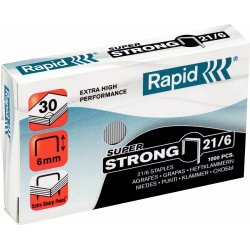 Rapid Super Strong 21/6 Hæfteklammer, 1000 stk.
