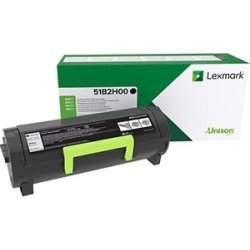 Lasertoner Lexmark 51B2X00 Svart 20 000 sidor