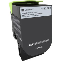 Tonerkassett Lexmark 71B20K0 Svart 3000 sidor