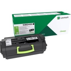 Tonerkassett Lexmark 53B2H00 Svart 25 000 sidor