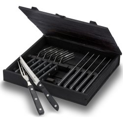 Gense Old Farmer Black steak/grillbestik, 12 dele